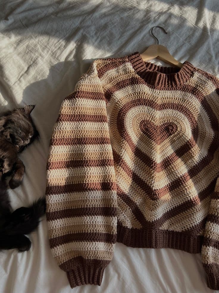 Heather wrap sweater